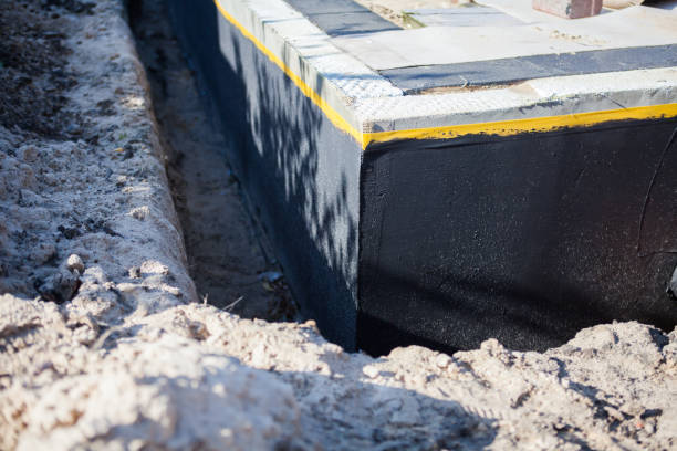 Professional Exterior Waterproofing technician working in Milton, WI